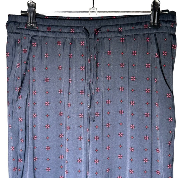 NWT Banana Republic Navy and Red/Pink Geo Print Pajama Pants XS - Picture 3 of 5